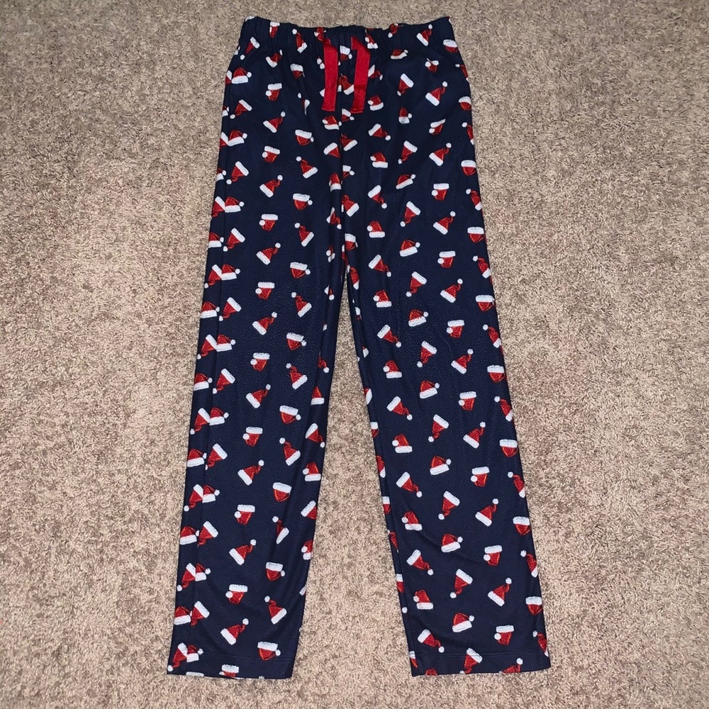 Boys Old Navy Santa Hat Pajama Bottoms- XL (14-16)